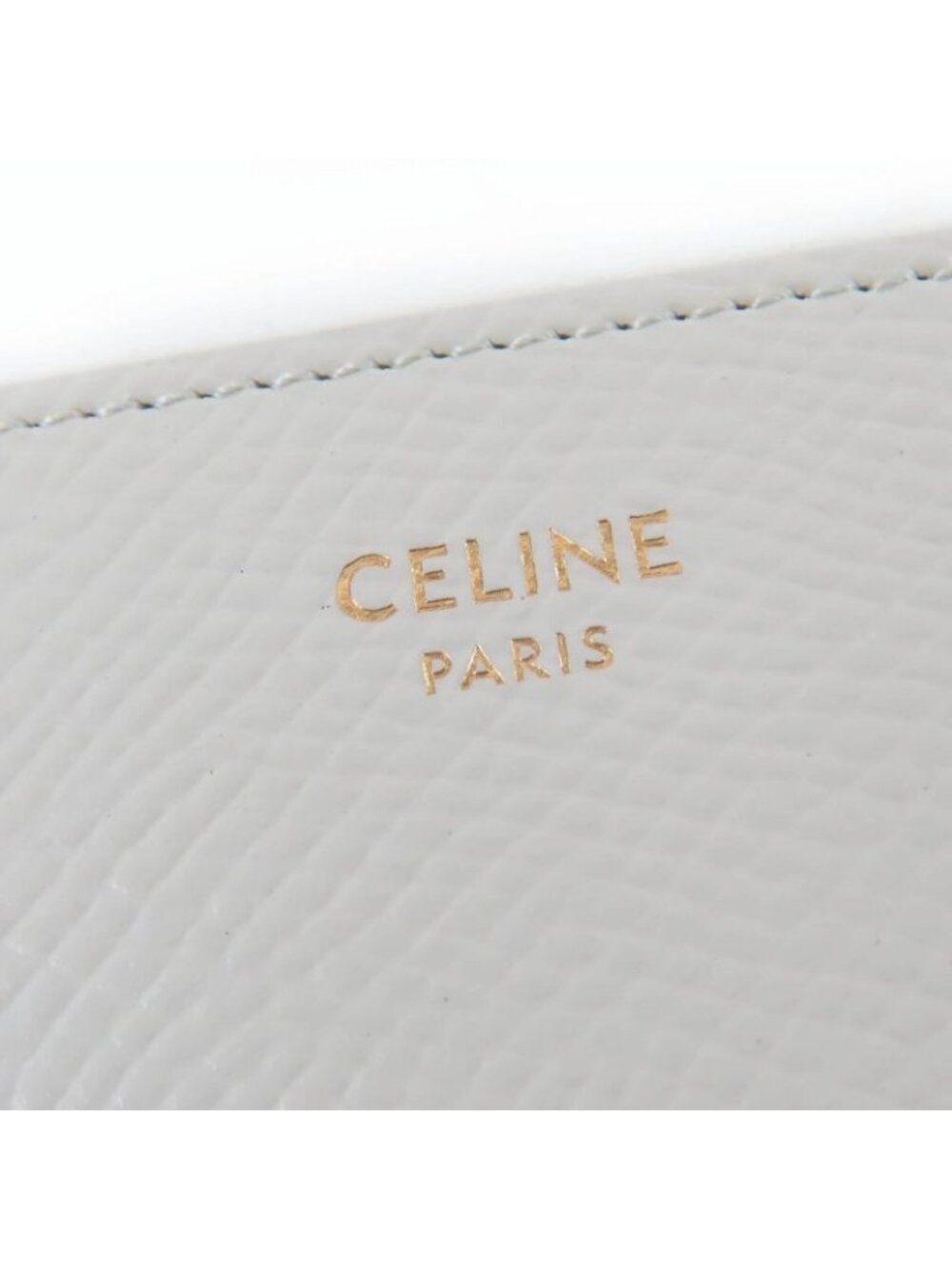 Celine Small Zip Wallet Essential Leather Compact Bifold - Picture 9 of 14